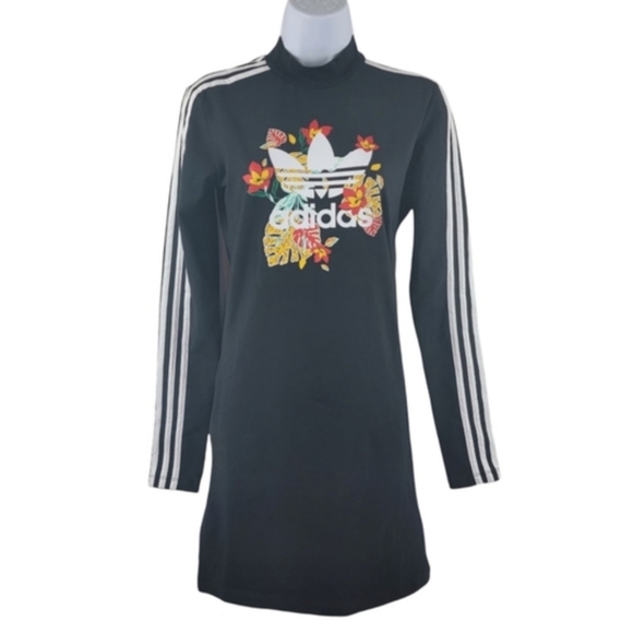 Adidas Her Studio London Floral Bodycon Dress - Picture 11 of 11